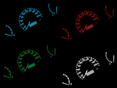 LETRONIX LED Tachobeleuchtung Farbig Umbauset Mitsubishi Colt Kein Löten P&P