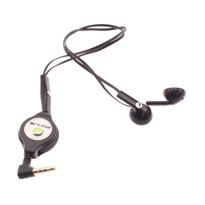 Headphones Retractable Earphones Hands-free Headset Handsfree for SmartPhones