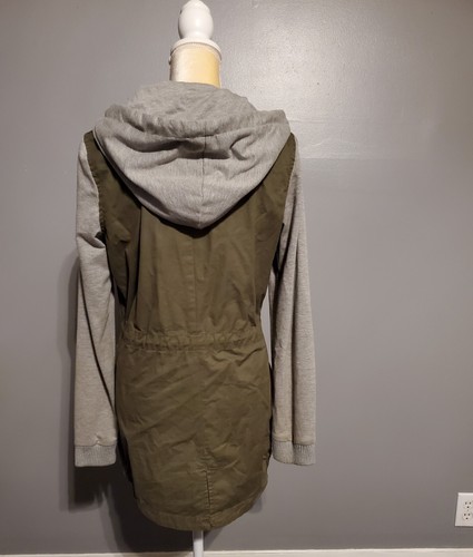 Garage Brand Women's Smart Parka Green Military Jacket Size M - Picture 2 of 8