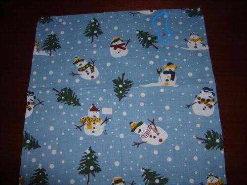 Juego de 5 piezas de servilletas para muñecos de nieve, pinos 16X16" y Tablerunner 18X28" nuevo sin etiquetas regalo - Imagen 6 de 8