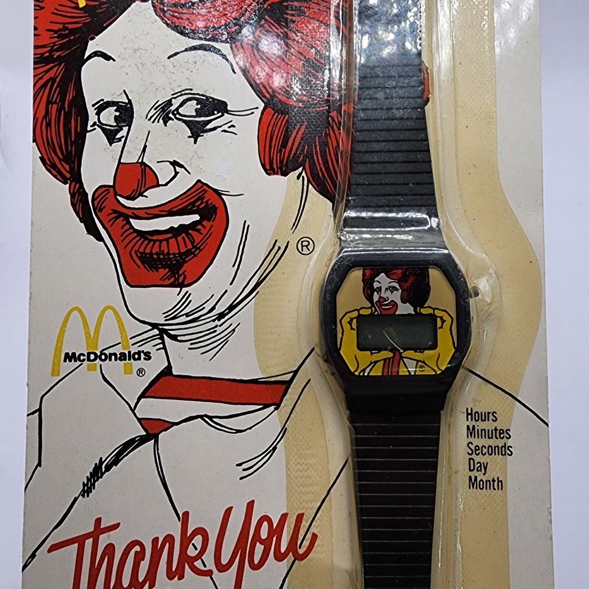 McDonald's 時計 Vintage (1984) Ronald Mcdonald Digital Watch | Ronald