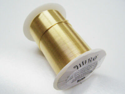 26Ga Gold Color Beadsmith Tarnish Resistant Craft Wire 