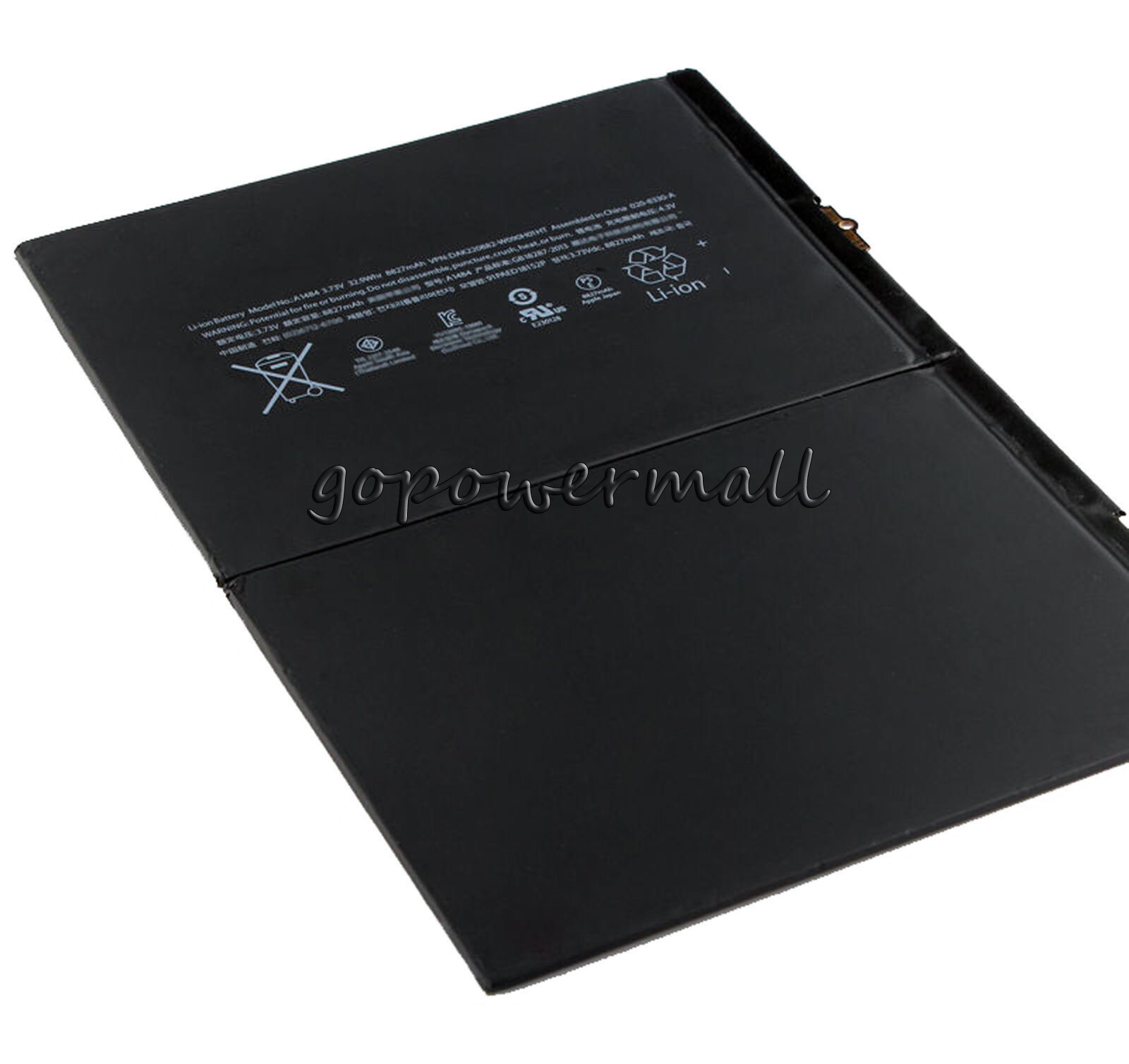 For iPad Air 1 iPad 5th iPad 6th iPad 7th iPad 8th iPad 9th Gen 8827 mAh Battery