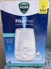 Vicks 1 Gallon Filter Free Cool Mist Ultrasonic Humidifier, VUL545, White