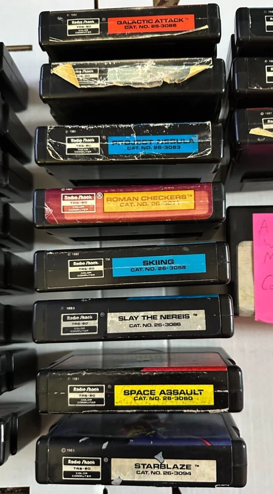 Vintage TRS-80 Tandy Coco Game Cartridge Program Paks /Mix & Match - Image 3 of 4