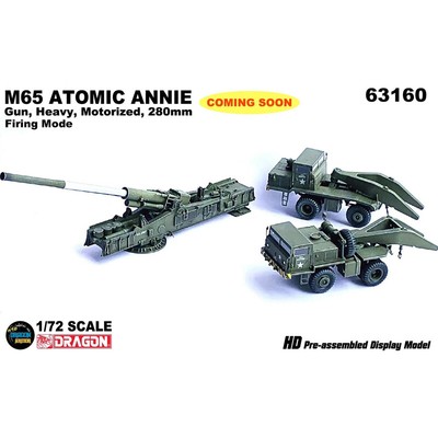 1/72 Veyron 63160 American M65 280mm Atomic Cannon Atomic Anne Finished Product