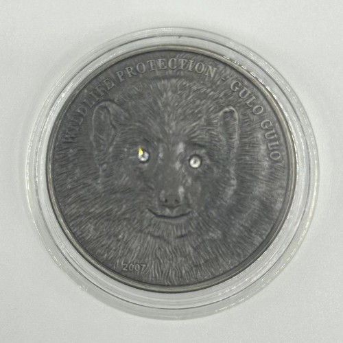 Animal Coin Commemorative Coins Medals -Wolverine - Zdjęcie 6 z 9