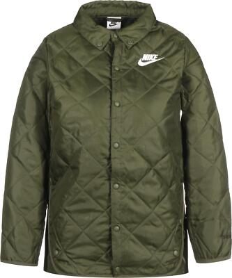 NIKE Kinder U NSW TF Jugend Größe L 12 - 13 Jahre Thermo Fit Jacke, grün gesteppt