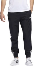 Adidas Men's Essentials 3-Stripes Wind Pants | Athletic Pants | Black | Size 2XL