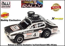 Auto World 2023 Rel. 3 Hobby Exclusive Rally '75 Ford Escort MK1 Fits AFX SC403