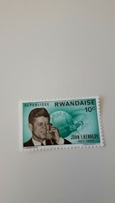 Briefmarke Rep.Rwandaise, John of Kennedy ( 2292 )