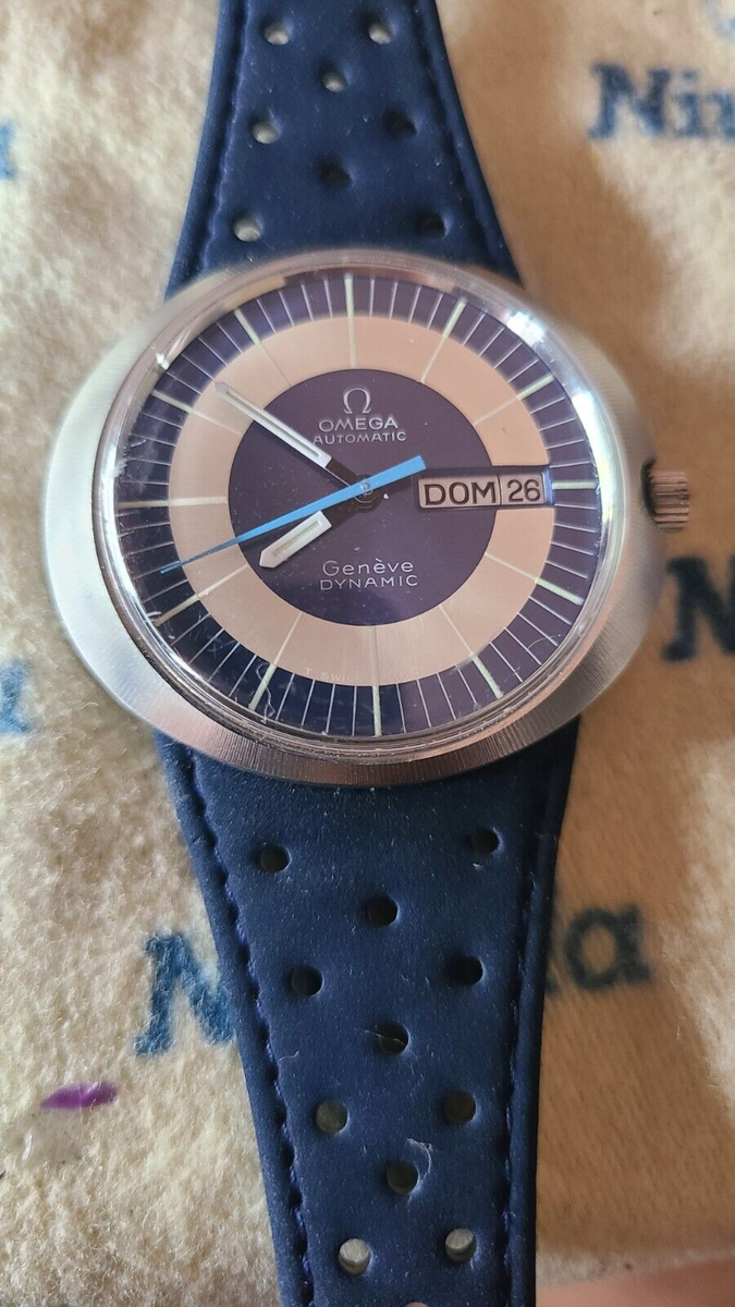 1970s NEVER WORN Omega Geneve Dynamic tool 107 Automatic Watch