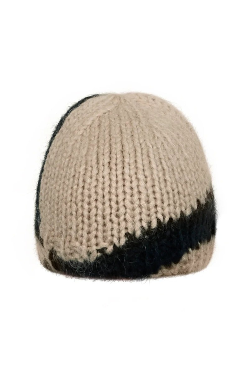 NWT The Wolf Gang Palermo TWG Wave Print Knitted Beanie  display picture 2