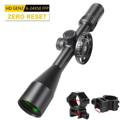WestHunter HD Gen2 6-24X50 FFP ZR Zielfernrohr 1/10MIL 30mm Rohr Schussfest Jagd