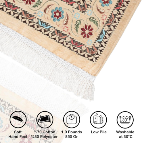 Islam Prayer Mat, Thick Prayer Rug, Muslim Gifts for Women, Ramadan Gifts for Me - Picture 5 of 12