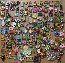 Video Game Enamel Pins: Mario Zelda Sonic Nintendo Playstation Pins *You Choose*