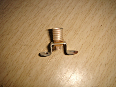 NOS Vintage Bulgin LES4 Pilot Lampenfassung Liliput Edison Schraube 5mm