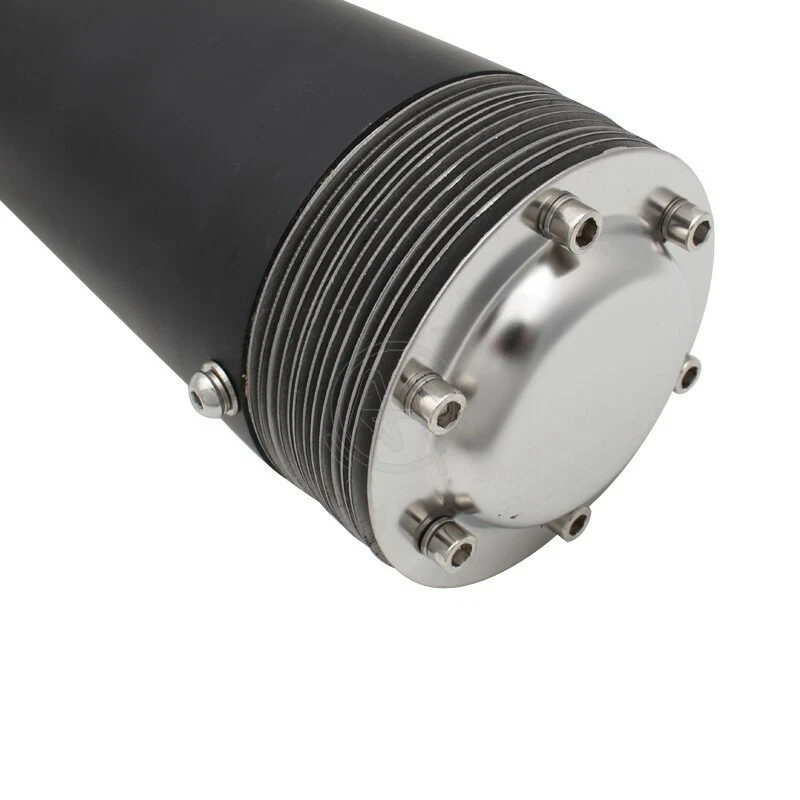 1 шт. черная насадочная труба глушителя выхлопной системы для мотоцикла кафе гонщика поплавка измельчителя - Изображение 2 из 4