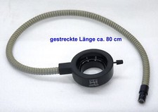 VOLPI Schölly Spaltringleuchte + Faserlichtleiter * Mikroskopie Makrofoto