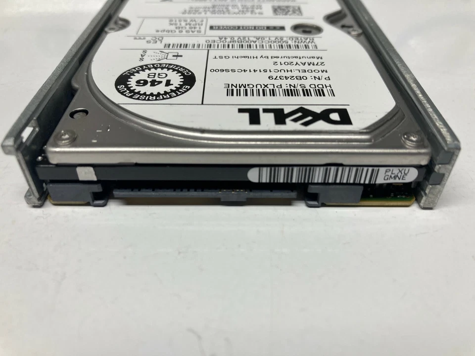 4 HUC151414CSS600 146GB 15K SAS 6Gbps Hard Drive with Dell PowerEdge Caddy Tray - Image 4 of 4