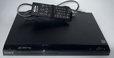 SONY DVP-SR200P DVD CD Player with Remote Control Black - TESTED - WORKS