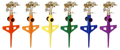 Dramm ColorStorm Metal Spike Base Impulse Sprinkler 5281 sq ft (Pack of 5)