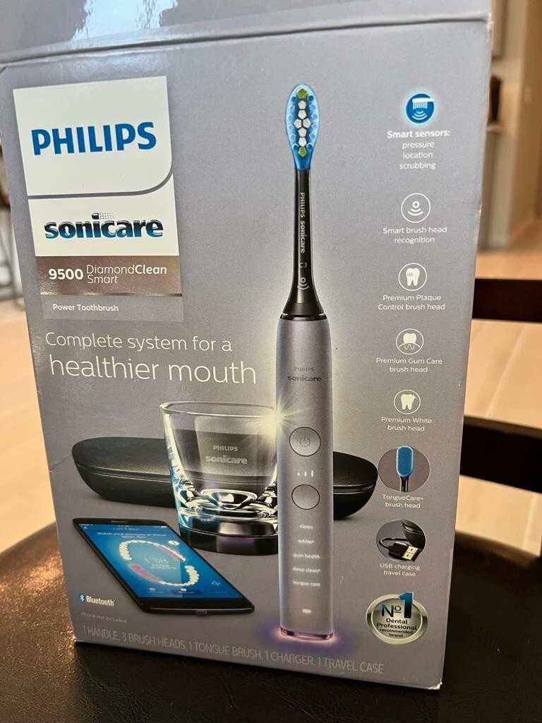 Philips Sonicare HX9924/41 9500 DiamondClean Smart Electric Toothbrush - Gray
