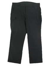 Design Collective by Cintas Cargo Pants Men's 40 REG Black Flat Front Polyester