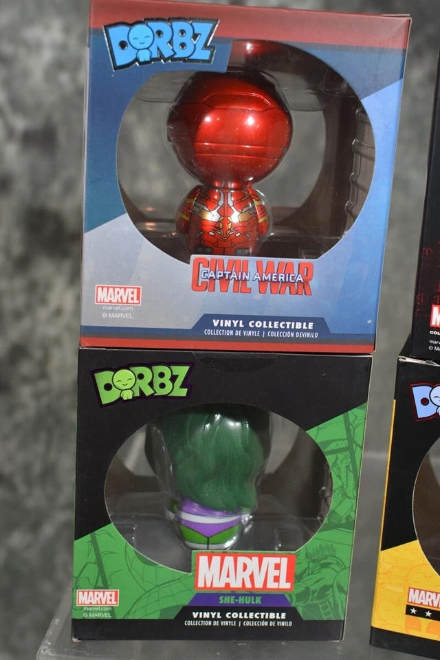 Funko Dorbz Marvel FIGURE LOT of 4 LOKI SHE-HULK IRON MAN DEADPOOL  W/FREE SHIPP - Image 4 of 4