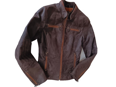 Danier Leather Jacket Thinsulate Lined Women Size 2XS Biker/ Moto Street Wear