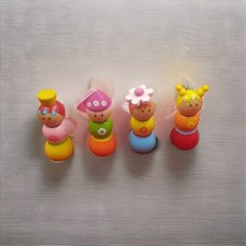 Bigjigs Toys Wooden Skittle Fairies Lot 4