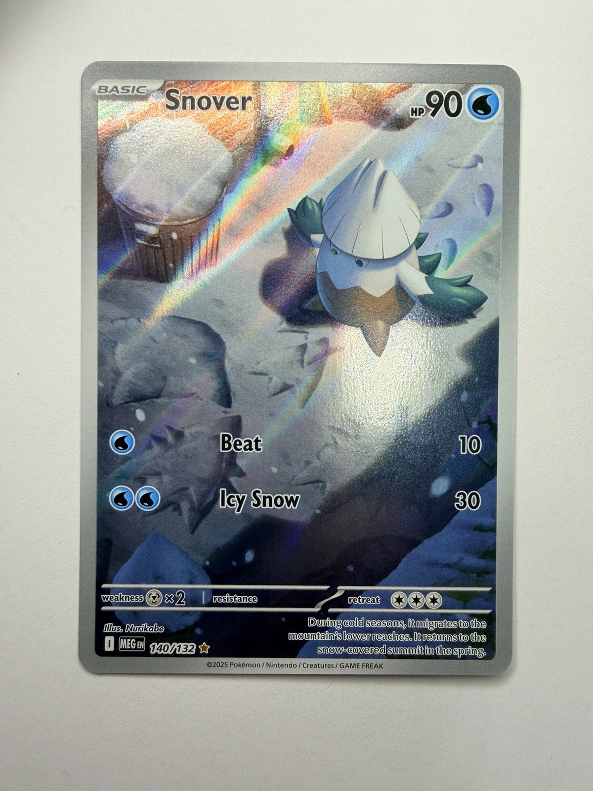 Snover 2025 Mega Evolution #140/132 Illustration Rare Price Guide - Sports Card Investor Snover 2025 Mega Evolution #140/132 Illustration Rare Price Guide - Sports Card Investor