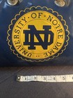 Vintage NOTRE DAME University Travel Duffle BOOK Bag Gym 15x9x9 1960s ￼ — photo 8