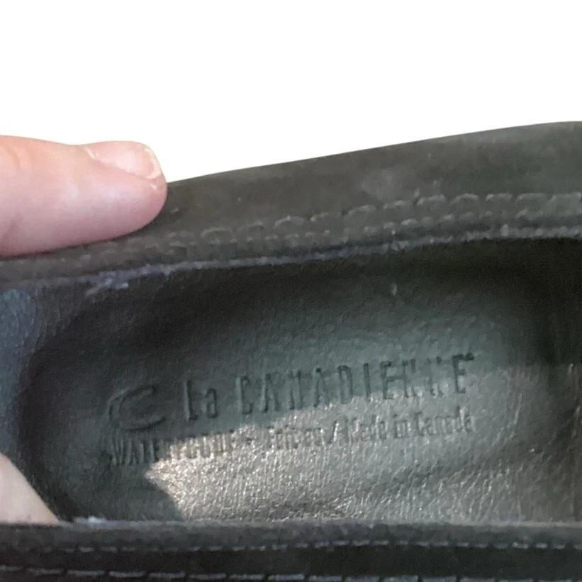 La Candienne Womens Suede Pumps US 7.5M 7.5 M Witchy Black NEW Waterproof Gothic - Image 2 of 4