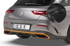 Heck Ansatz Spoiler Tuning Diffusor Glossy für Mercedes Benz CLA X118 HA254-G