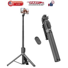 71 Phone Tripod Selfie Stick, Portable All in One Extendable Cell Phone Tr...