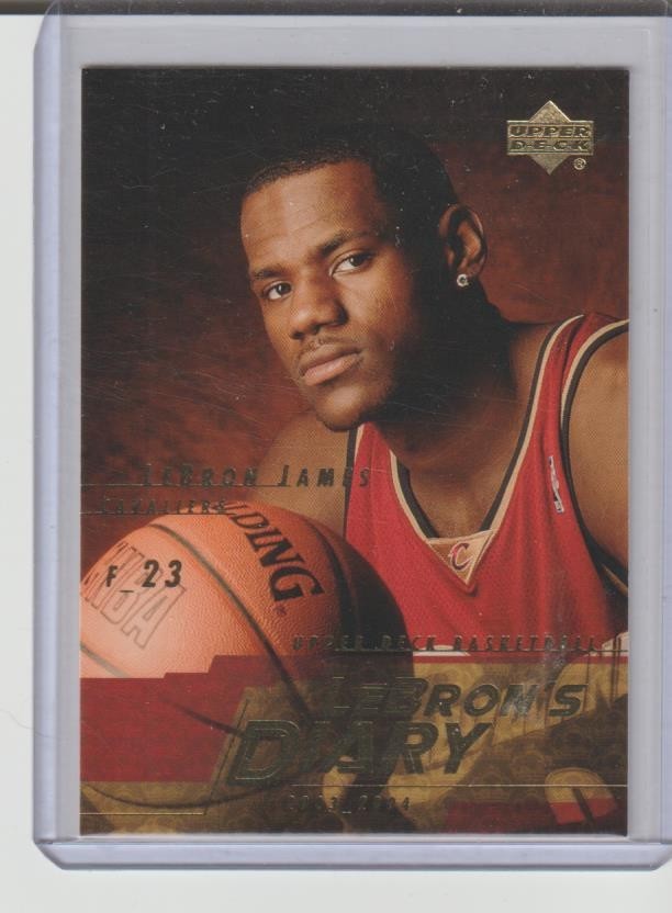 LeBron James 2003-04 Upper Deck LeBron's Diary #LJ10 Cleveland Cavaliers