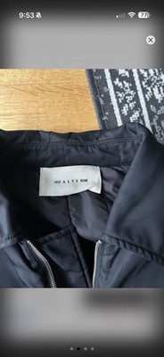 1017 ALYX 9SM Black Bomber Jacket Zipper Buckle Midweight Short