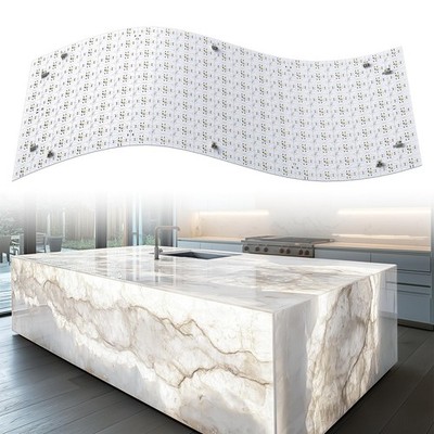 Lichaser 4 Pack LED Backlight Sheet White 6000K 24V 36W, 4 Pack, 