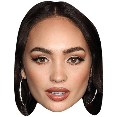 R'Bonney Gabriel (Make Up) Celebrity Mask, Flat Card Face, Fancy Dress Mask