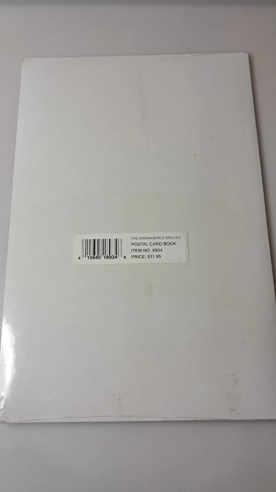 The Endangered Species 1996 Postal Card Book Item # 8934 New Sealed - Image 3 of 4