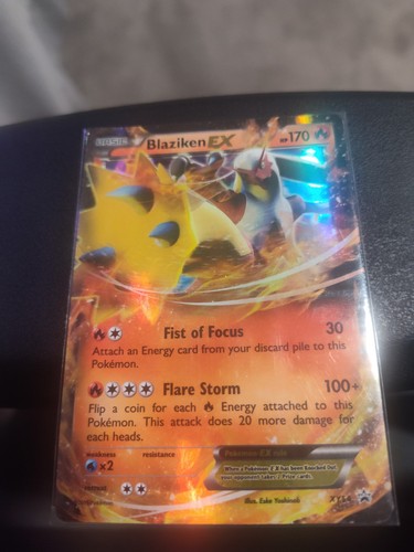 Pokemon Blaziken EX XY54 Black Star Promo Ultra Rare Holo LP