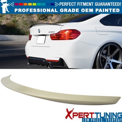 Fits 14-20 BMW 4 Series F32 2Dr Coupe Painted ABS Trunk Spoiler- Painted Color