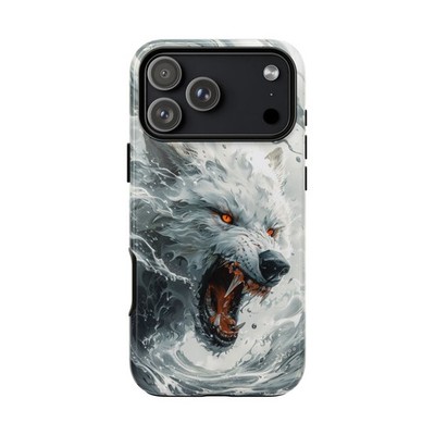 For iPhone / Galaxy / Pixel | Phone Ink Case - Dire Wolf Liquid Waves