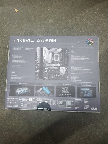 ASUS Prime Z790-P WiFi LGA 1700 PCIe 5.0 DDR5 M.2 Thunderbolt ATX Motherboard - Afbeelding 2 van 3