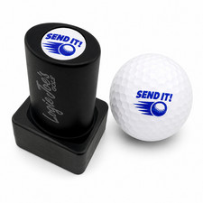 Send It Golf Ball Stamp Quick-Dry Ink Stamper Easy Ball Identification Fun