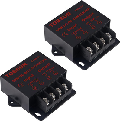 DWEII 2-Pack 12V to 5V Converter, DC 12V 24V to 5V 10A Step down Converter Adapt