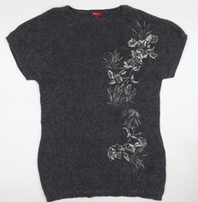 Womens UK Size M Morgan Grey Pullover Jumper