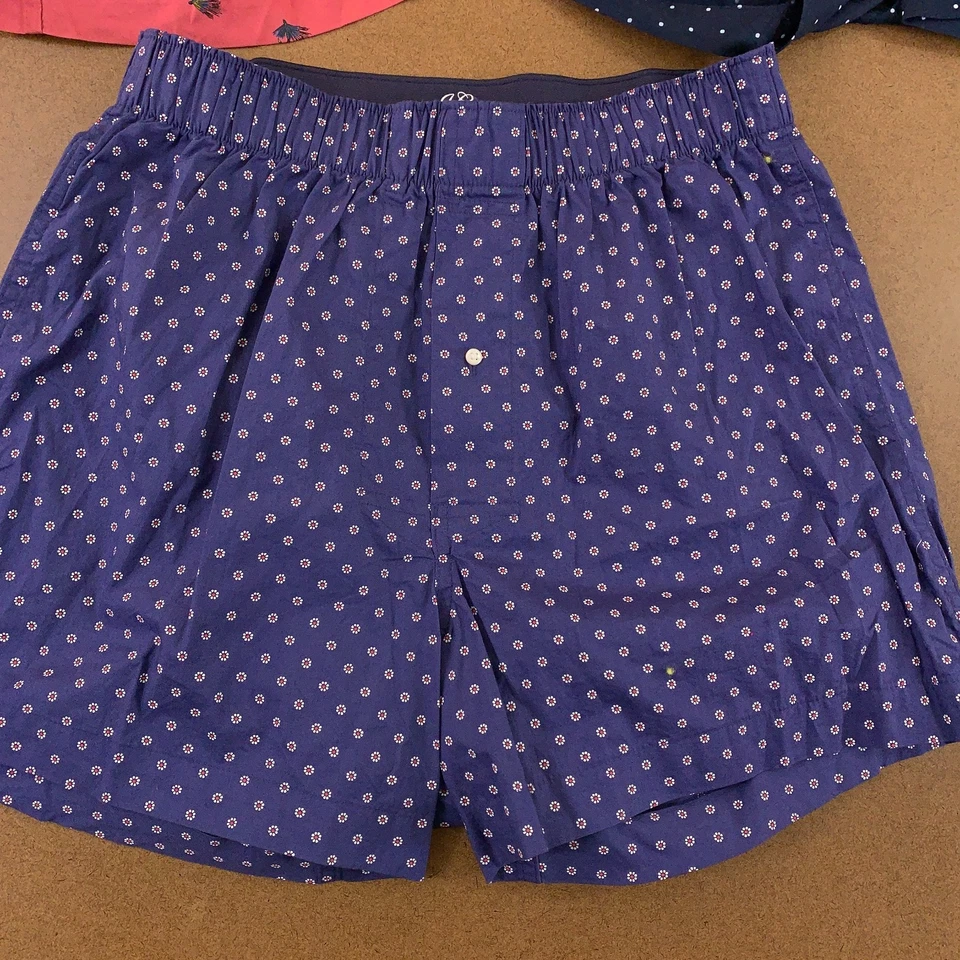 J Crew Mens Size Small Multi-Color Printed Cotton Boxer Shorts 3 Pieces NWT - Image 2 of 4