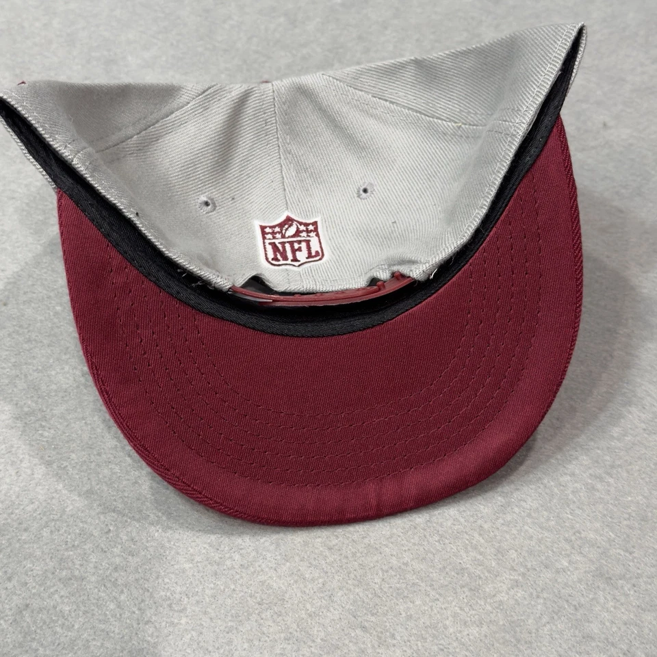 达拉斯牛仔帽子平沿帽灰色勃艮第新时代复古收藏罕见 — 第 4/4 张图片